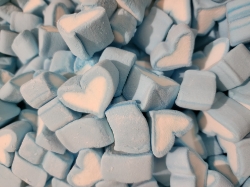 Blue Heart Marshmallows
